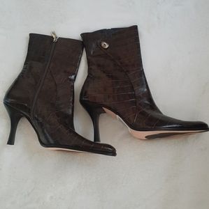 Brown leather sole V.O.Z ankle boots
